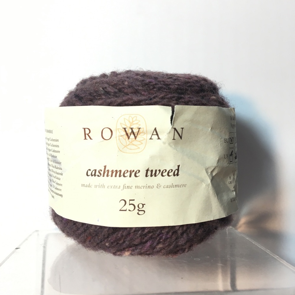 Rowan Cashmere Tweed Shade 0005 Lot 670100 Cinder 25g 88m 96y Merino Virgin Wool
